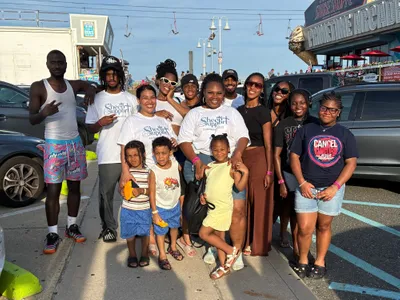 Gildan Adult Heavy Cotton T-Shirt - My group had a beach day outing