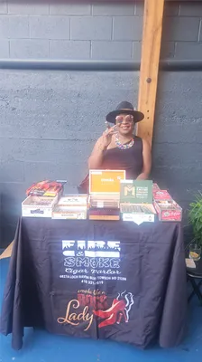 Custom Rectangle Table Covers - The cloth was perfect for my cigar vending table