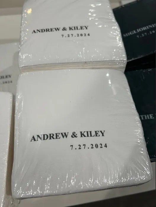 CustomStickersNow.Com - Custom Paper Beverage Napkin