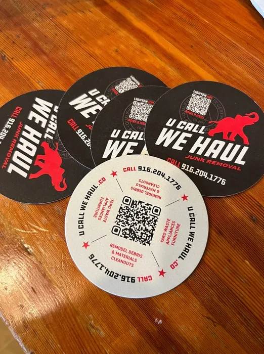 CustomStickersNow.Com - Pulpboard Coasters