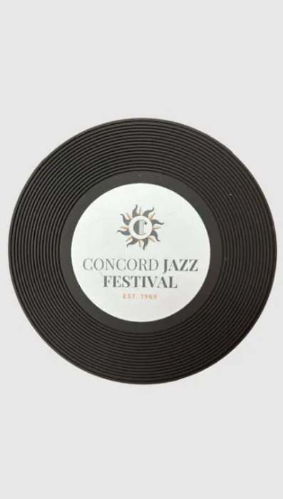 CustomStickersNow.Com - Soft Plastic Record Coaster