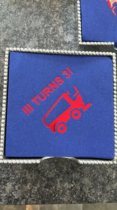 CustomStickersNow.Com - Custom Linen Luncheon Napkin