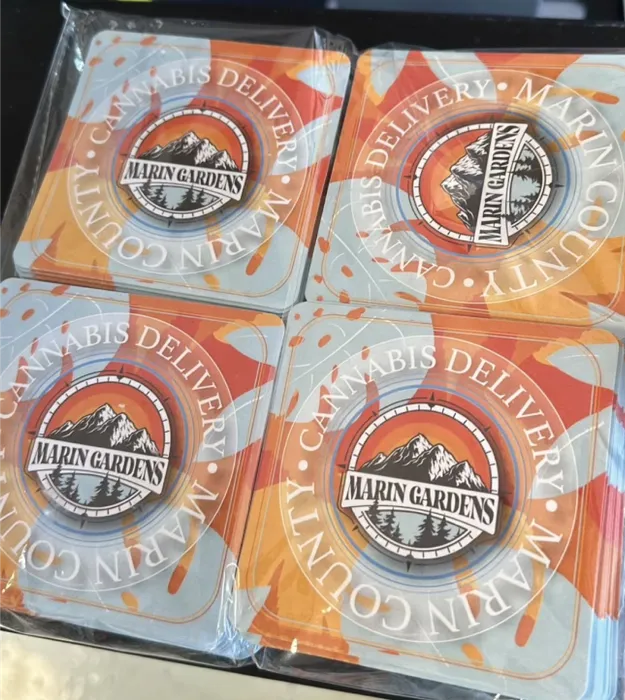 CustomStickersNow.Com - Pulpboard Coasters