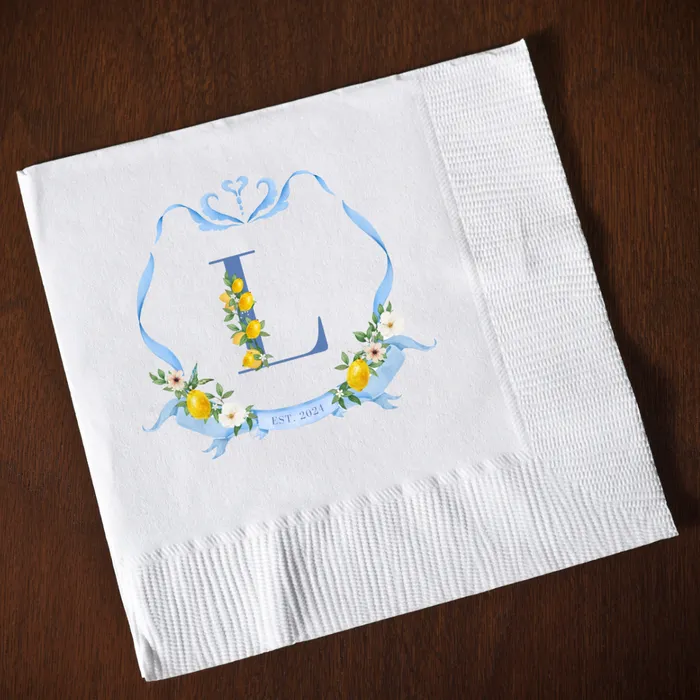 CustomStickersNow.Com - Custom Paper Beverage Napkin