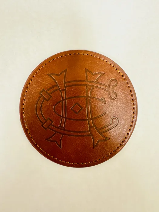 CustomStickersNow.Com - Leather Coasters