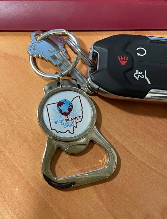 CustomStickersNow.Com - Bottle Opener Keychain