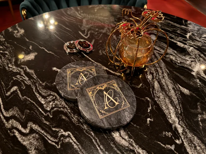 CustomStickersNow.Com - Marble Coaster