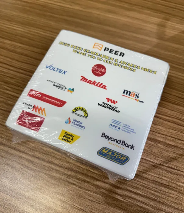 CustomStickersNow.Com - Custom Paper Beverage Napkin