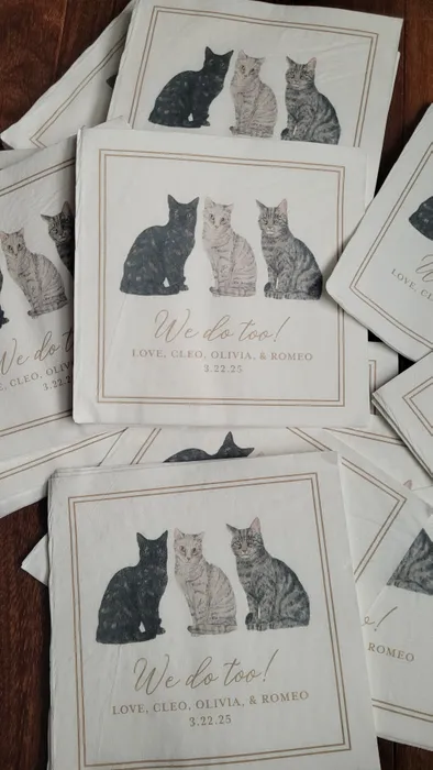 CustomStickersNow.Com - Custom Beverage Napkin