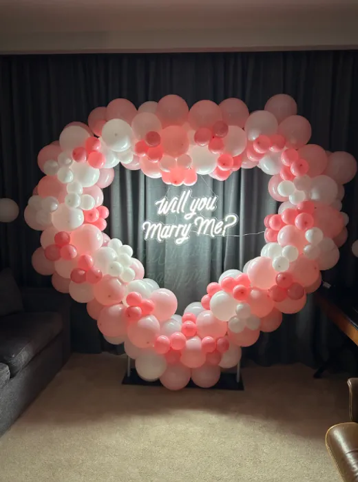 CustomStickersNow.Com - Will You Marry Me LED Neon Sign