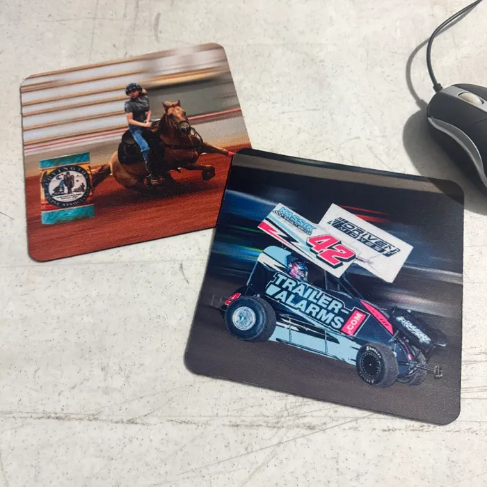 CustomStickersNow.Com - Custom Square Mouse Pad