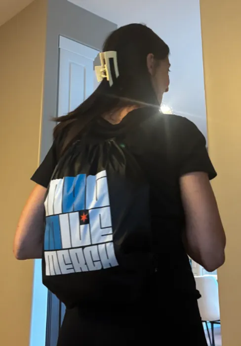 CustomStickersNow.Com - Custom Polyester Drawstring Bag