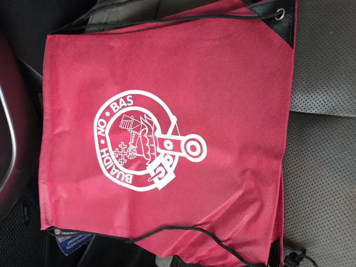 CustomStickersNow.Com - Custom Non-Woven Drawstring Bag