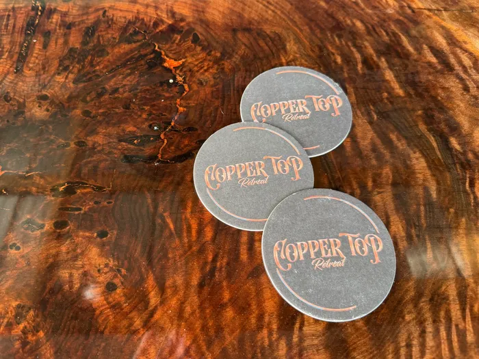 CustomStickersNow.Com - Kraft Paper Coaster