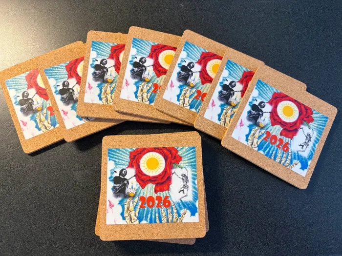 CustomStickersNow.Com - Cork Coasters