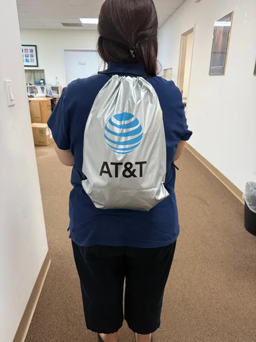 CustomStickersNow.Com - Custom Reflective Drawstring Bag