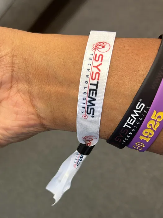 CustomStickersNow.Com - Full Color Satin Cloth Wristbands