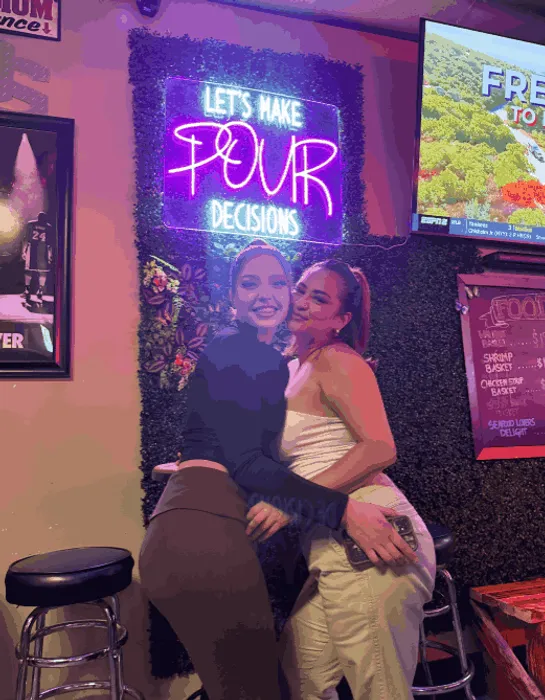CustomStickersNow.Com - Let's Make Pour Decisions Neon Signs