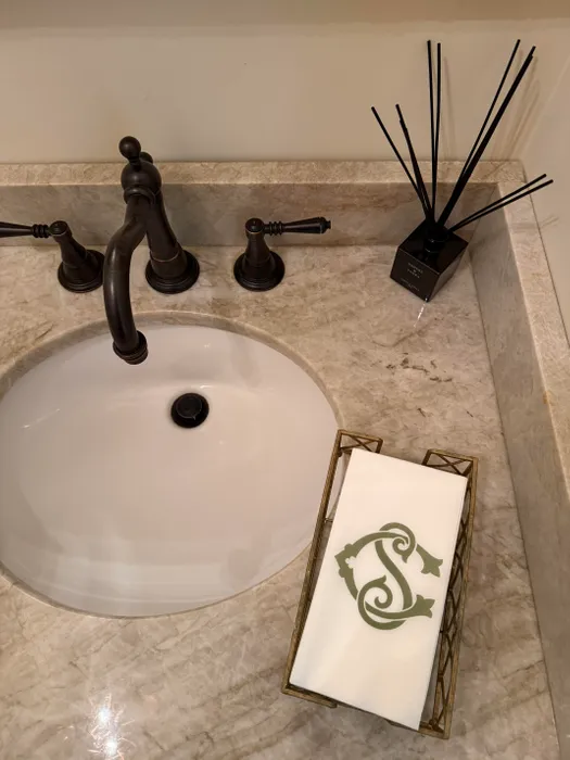 CustomStickersNow.Com - Custom Linen Guest Towel Napkin