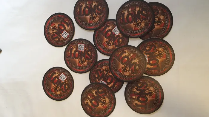 CustomStickersNow.Com - Pulpboard Coasters