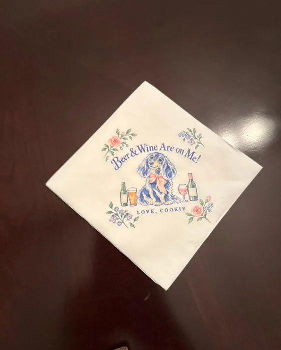 CustomStickersNow.Com - Custom Paper Beverage Napkin