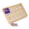 Fifteen Piece Chocolate Foiled Square Box-Full Color 