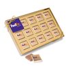 Fifteen Piece Chocolate Foiled Square Box-Full Color 