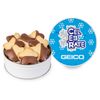 Chocolate Dipped Star Cookie in Gift Tin 