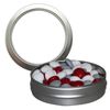 Candy Window Tin Short Round 