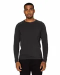 Unisex Impact Long-Sleeve T-Shirt Black Heather