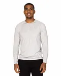 Unisex Impact Long-Sleeve T-Shirt Heather Grey