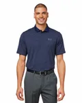 Men's 3.0 Striped Perf Polo MID NVY