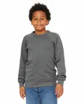 Youth Sponge Fleece Raglan Sweatshirt Deep Heather
