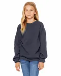 Youth Sponge Fleece Raglan Sweatshirt Heather Navy