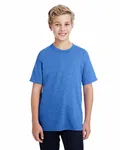 Gildan Youth 50/50 T-Shirt HTHR DEEP ROYAL