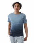 Unisex Classic Jersey Dip Dye T-Shirt BLACK OMBRE