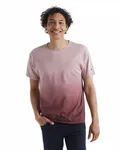 Unisex Classic Jersey Dip Dye T-Shirt MAROON OMBRE