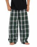 Youth Polyester Flannel Pant Green