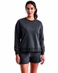 Ladies' Billie Side-Zip Sweatshirt Charcoal