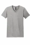 Gildan Adult Softstyle V-Neck T-Shirt Sport Grey