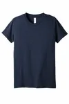 Bella + Canvas Youth Triblend Short-Sleeve T-Shirt Solid Navy Triblend