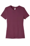 BELLA+CANVAS Women's Relaxed Jersey Short Sleeve Tee. BC6400 Maroon