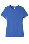 BELLA+CANVAS Women's Relaxed Jersey Short Sleeve Tee. BC6400 TRUE ROYAL