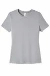 BELLA+CANVAS Women's Relaxed Jersey Short Sleeve Tee. BC6400 Solid Athletic Grey