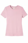 BELLA+CANVAS Women's Relaxed Jersey Short Sleeve Tee. BC6400 Pink