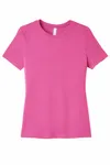 BELLA+CANVAS Women's Relaxed Jersey Short Sleeve Tee. BC6400 Charity Pink