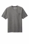 CornerStone Workwear Pocket Tee CS430 Heathered Charcoal