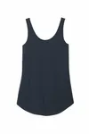 District Women's Perfect Tri Relaxed Tank DT151 New Navy