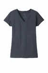 District Women's Re-Tee V-Neck DT8001 Heathered Navy