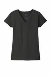 District Women's Re-Tee V-Neck DT8001 Charcoal Heather
